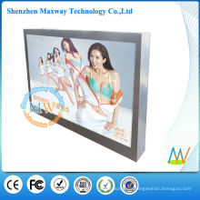 monitor LCD legible de luz solar al aire libre montado en la pared comercial de 46 pulgadas
